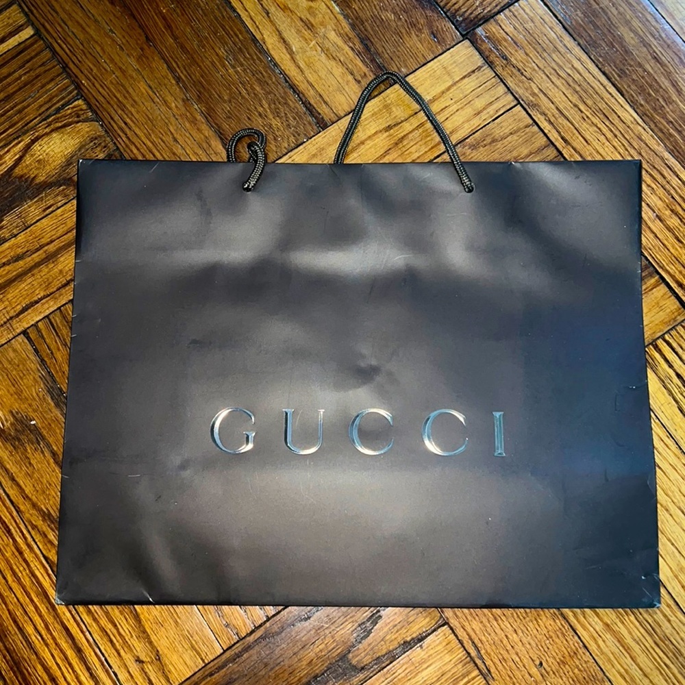 gucci paper bag only